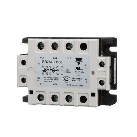 Carlo Gavazzi Controllers 2Ph Motor Reversing 480Vac 5.5Kw High Ac Ip RR2A48HA550